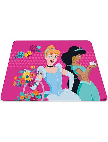 Lote de manteles individuales rectangulares princesas disney 42 x 28,5 cm