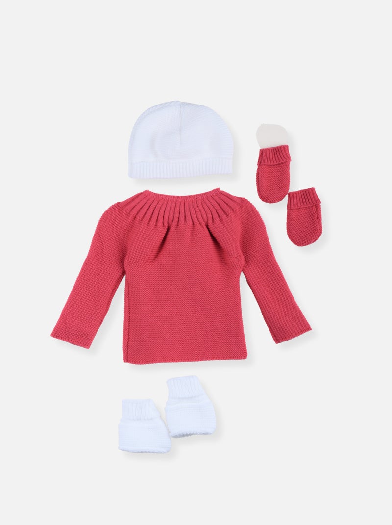 Lote de Maternidad – Colores Vivos Blanco Rosa - Kiabi