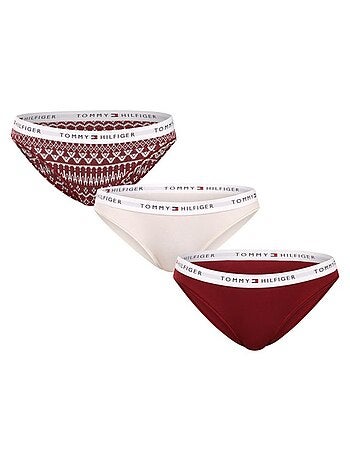 Lote de tres slips para mujer Tommy Hilfiger Gift