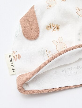 Lote gorro + guantes de recién nacido 'Petit Béguin'