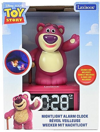 Lotso Luz nocturna Reloj despertador con sonidos