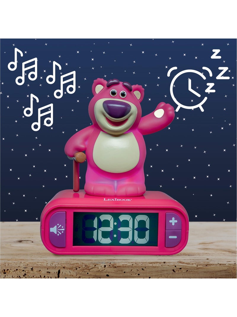 Lotso Luz nocturna Reloj despertador con sonidos Rosa - Kiabi