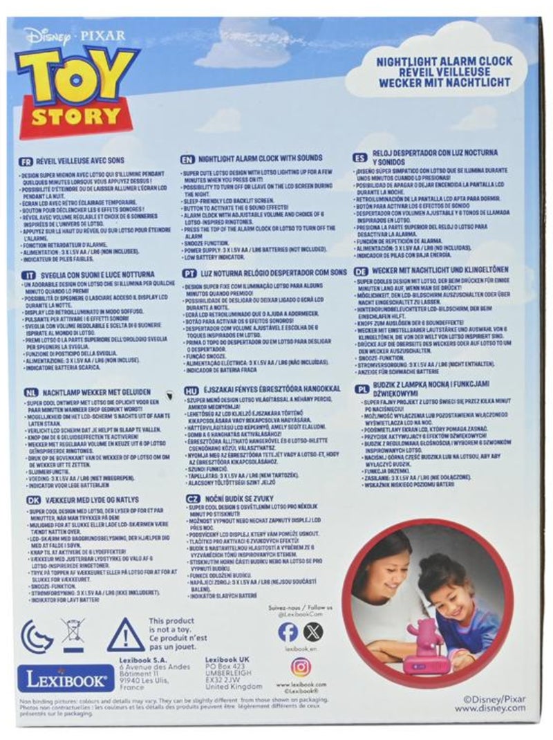 Lotso Luz nocturna Reloj despertador con sonidos Rosa - Kiabi