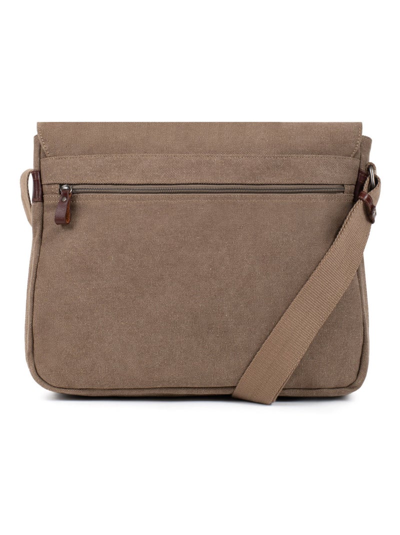 LUC - Bolsa del reportero Taupe - Kiabi