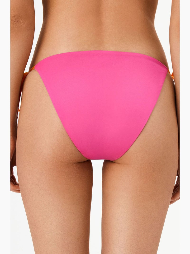 Lucilla braga de bikini de tiro medio penti Rosa fluo/Solinotes - Kiabi