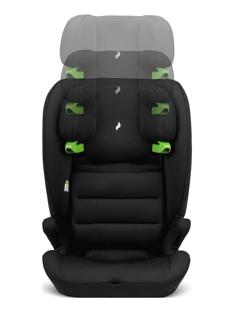 Lupo I-Size Silla de Coche Bebé/Niño 76-150 cm Negro Negro - Kiabi