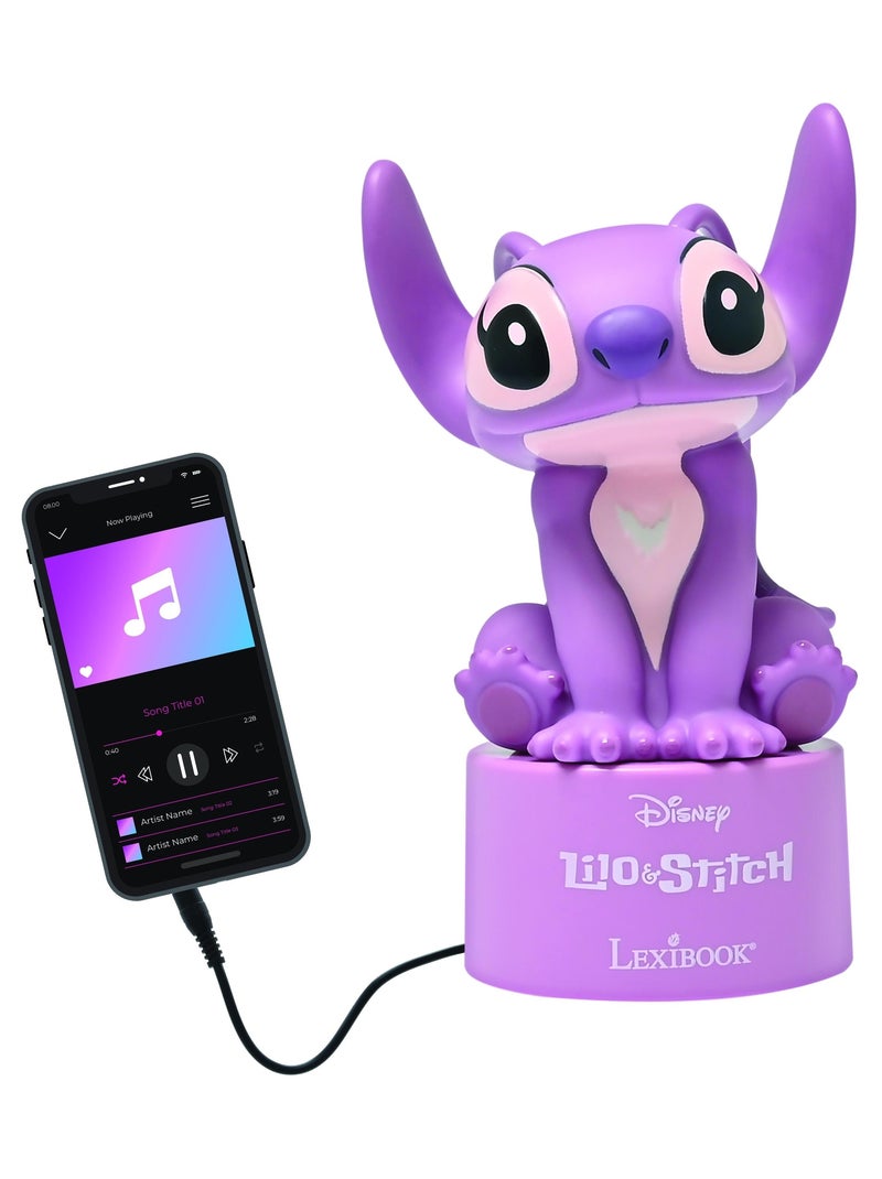 Luz nocturna angel con altavoz Rosa - Kiabi
