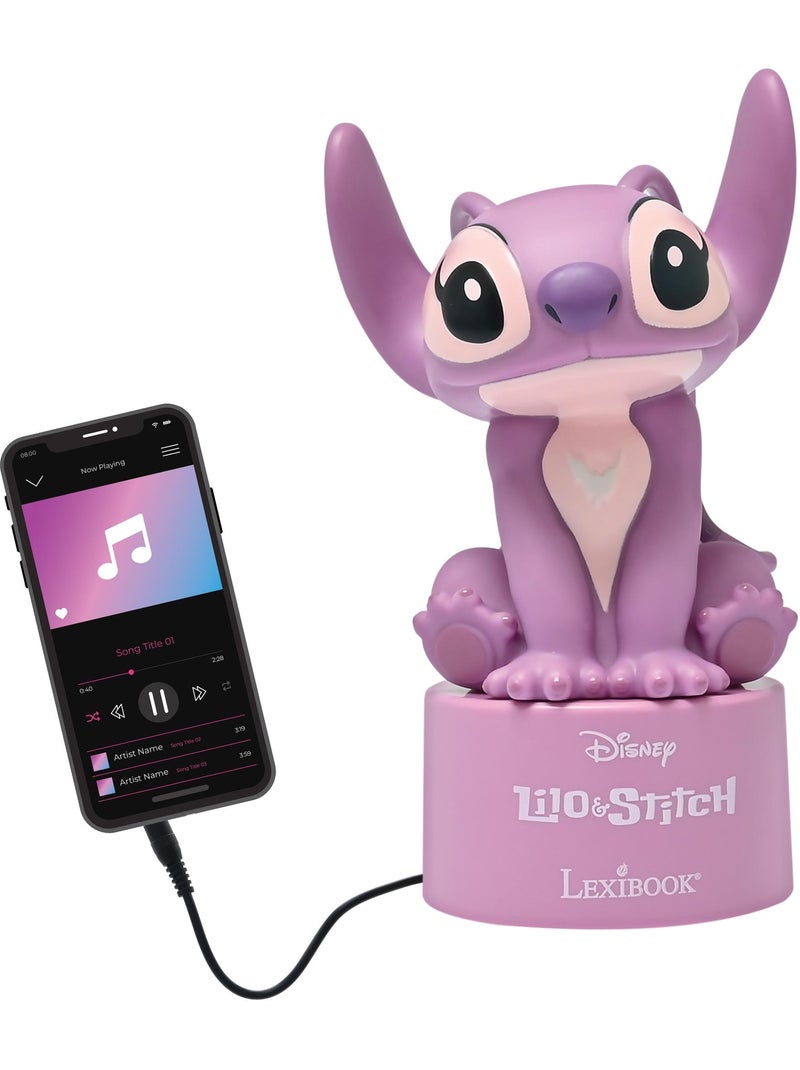 Luz nocturna angel con altavoz Rosa - Kiabi