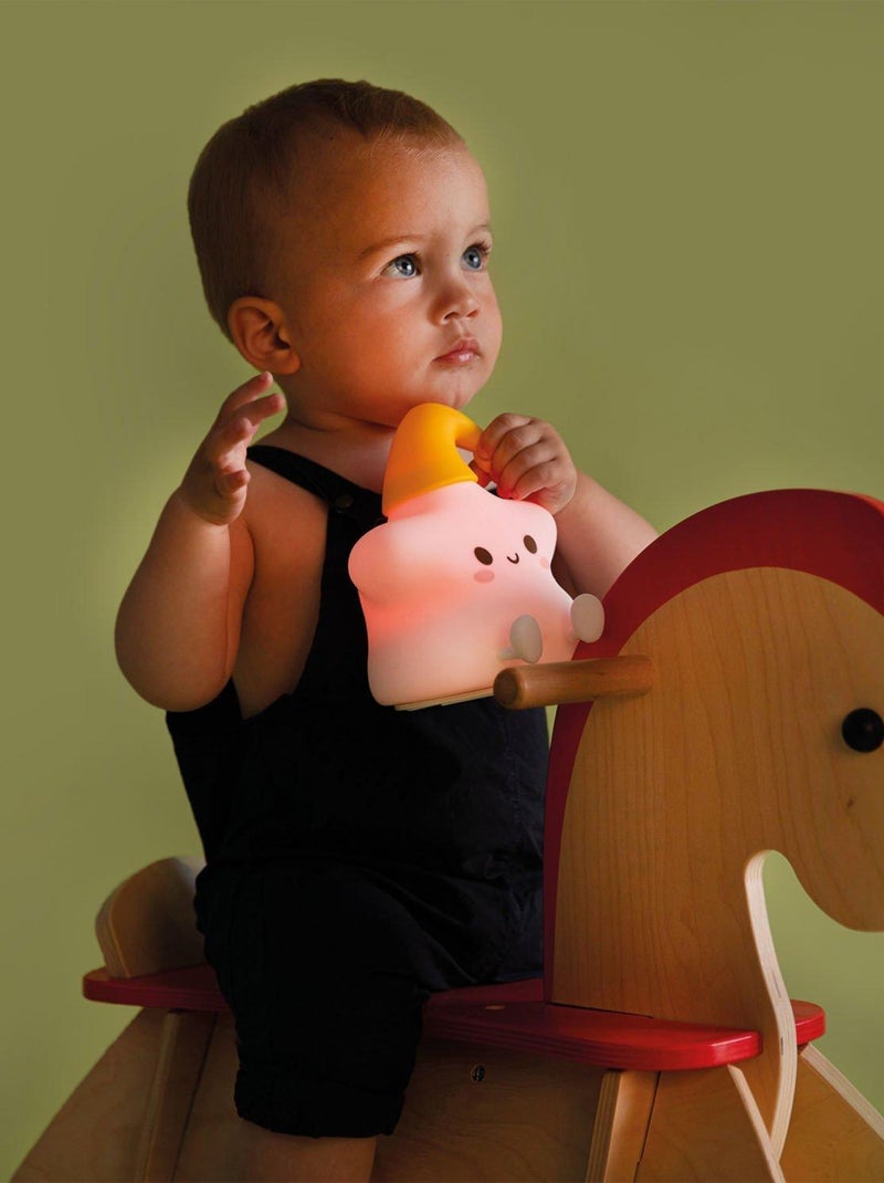 Luz nocturna con mando a distancia, estrella joy | Little L Multicolor - Kiabi