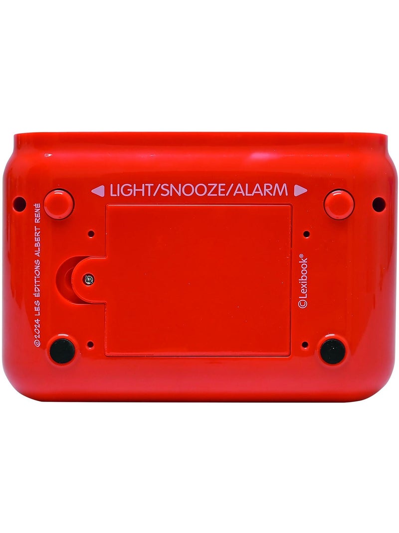 Luz nocturna de Ast?rix Reloj despertador con sonidos Rojo - Kiabi