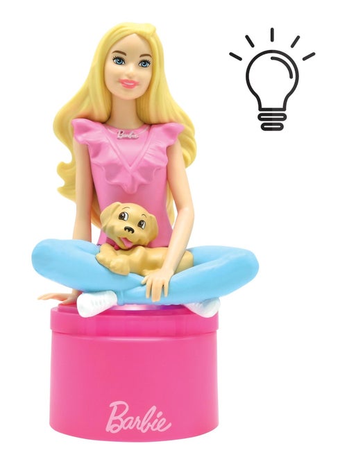 Luz nocturna de bolsillo con cambio de color y diseño 3D de Barbie - Kiabi