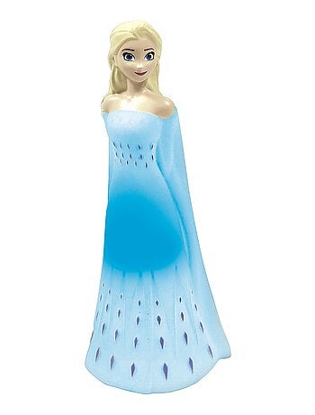 Luz nocturna de bolsillo con cambio de color y diseño 3D de Frozen Elsa aprox. 13cm