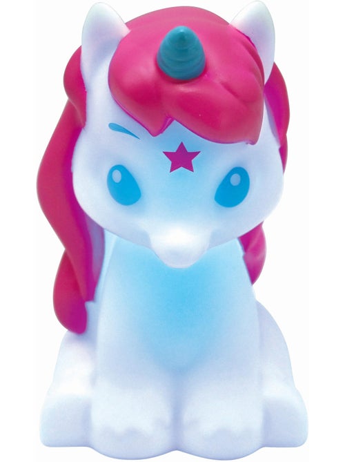 Luz nocturna de bolsillo con cambio de color y dise?o 3D de unicornio Aprox. 13 cm - Kiabi Luz nocturna de bolsillo con cambio de color y dise?o 3D de unicornio Aprox. 13 cm - Kiabi