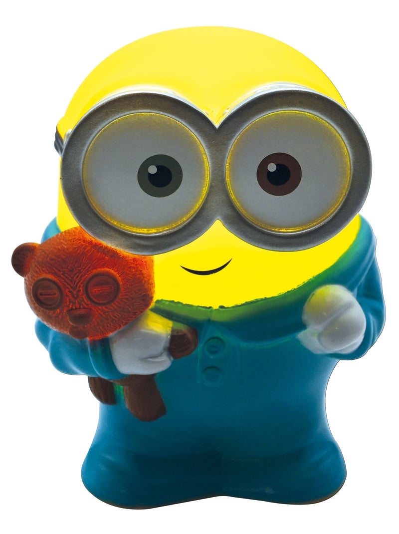 Luz nocturna de bolsillo que cambia de color con diseño 3D de los Minions aprox. 13 cm Amarillo - Kiabi