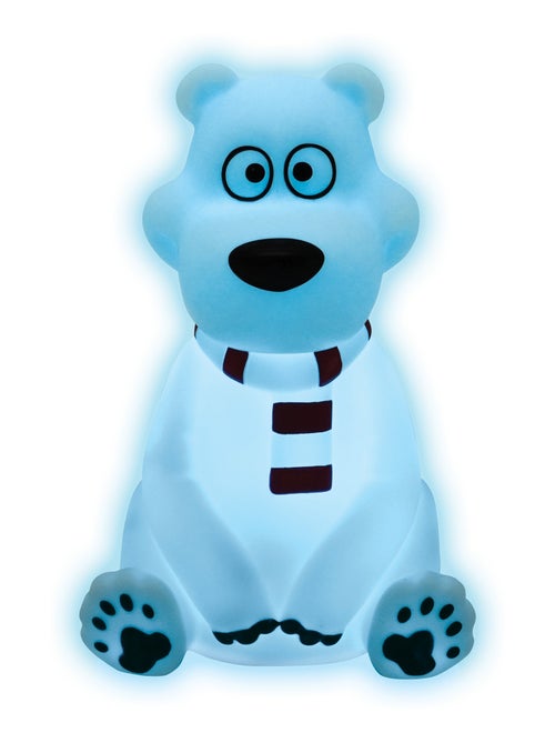 Luz nocturna de bolsillo que cambia de color con diseño 3D de Oso Polar Aprox. 13cm - Kiabi