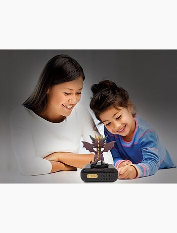 Luz nocturna Dragón Reloj despertador con sonidos