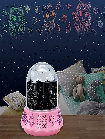 Luz nocturna Gabby's Dollhouse con altavoz, proyecciones y melod?as.