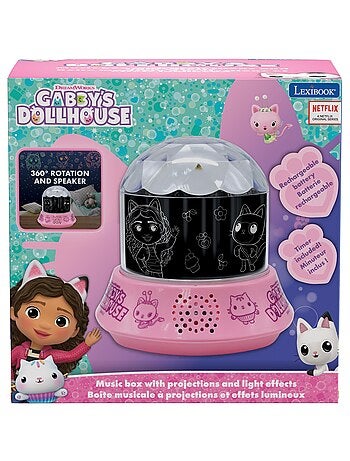 Luz nocturna Gabby's Dollhouse con altavoz, proyecciones y melod?as.