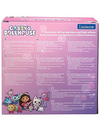 Luz nocturna Gabby's Dollhouse con altavoz, proyecciones y melod?as.
