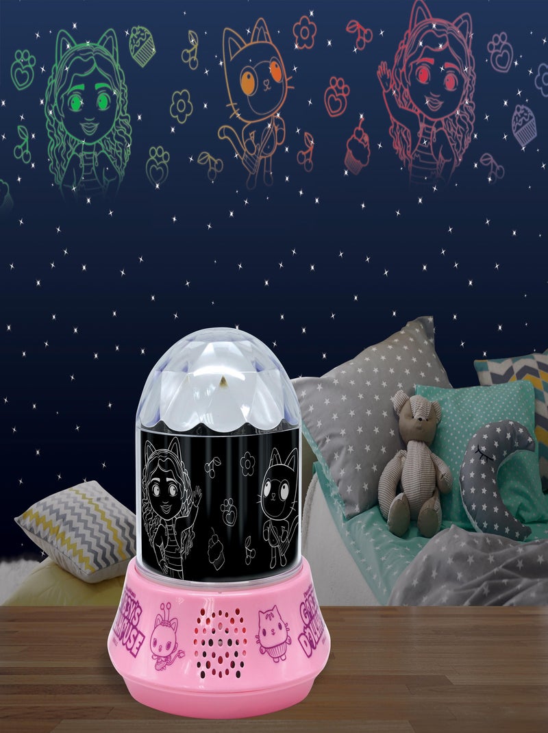 Luz nocturna Gabby's Dollhouse con altavoz, proyecciones y melodías. Rosa - Kiabi