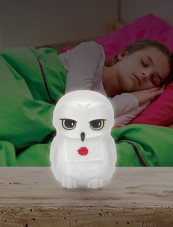 Luz nocturna Hedwig 3D con luz blanca suave