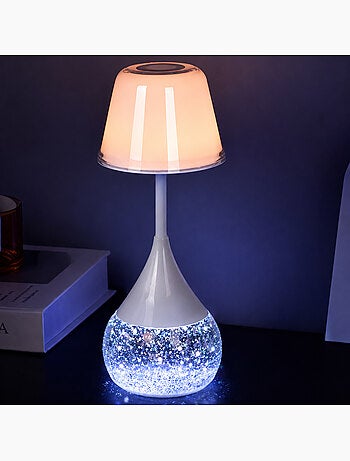 Luz nocturna infantil rgb con purpurina | Little L