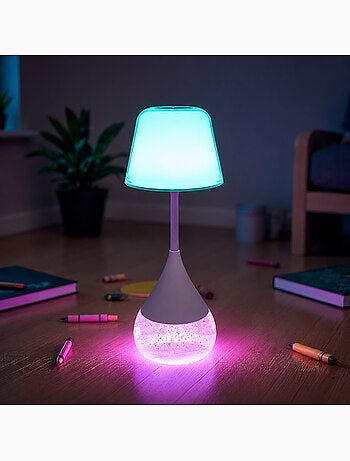 Luz nocturna infantil rgb con purpurina | Little L