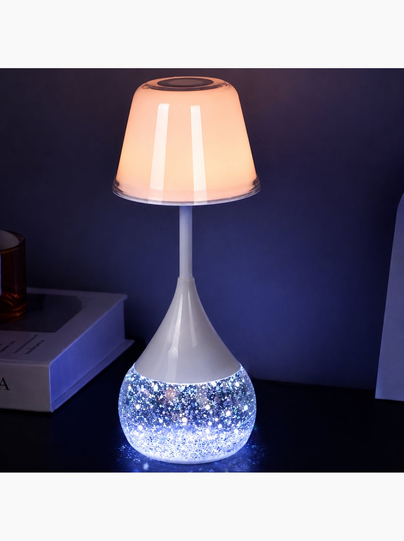 Luz nocturna infantil rgb con purpurina | Little L Blanco - Kiabi