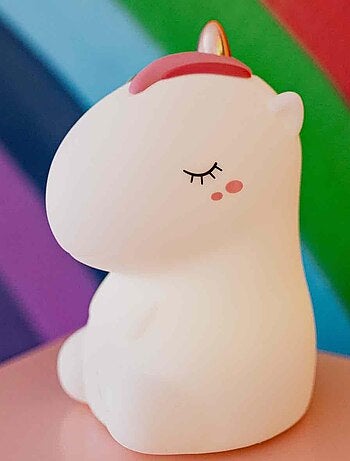 Luz nocturna led de silicona suave, unicornio - Little L