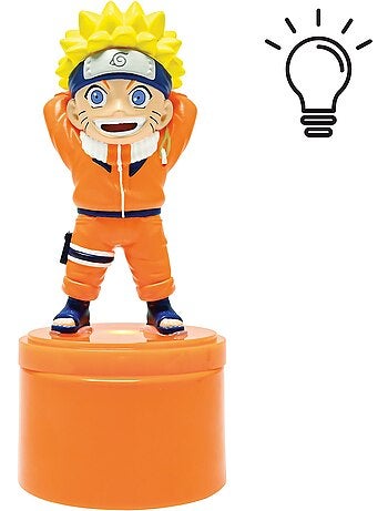 Luz nocturna Naruto 3D con suave luz blanca