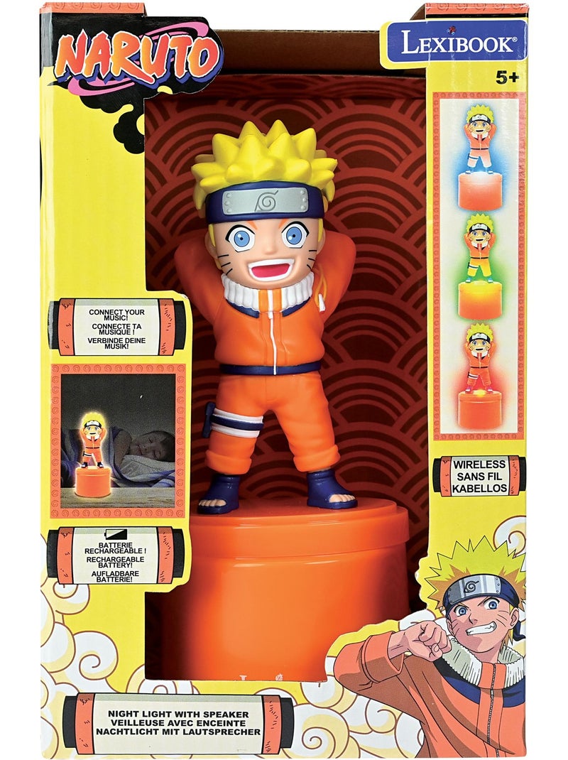 Luz nocturna Naruto 3D con suave luz blanca Naranja - Kiabi