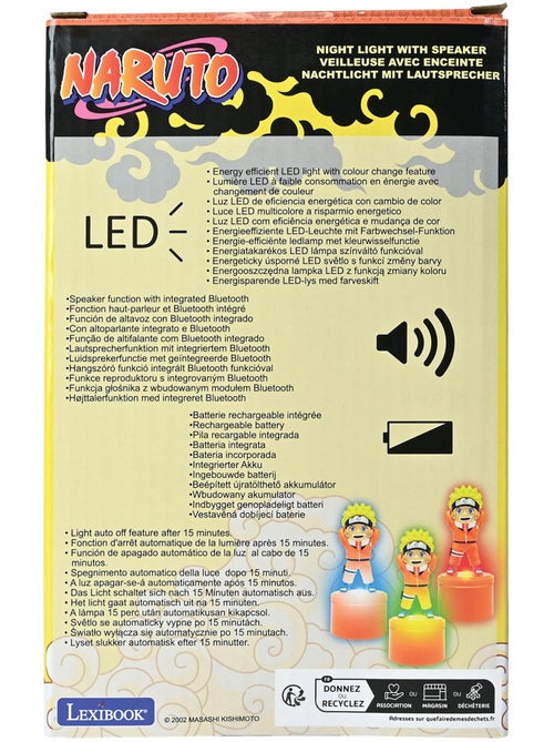 Luz nocturna Naruto 3D con suave luz blanca - Kiabi