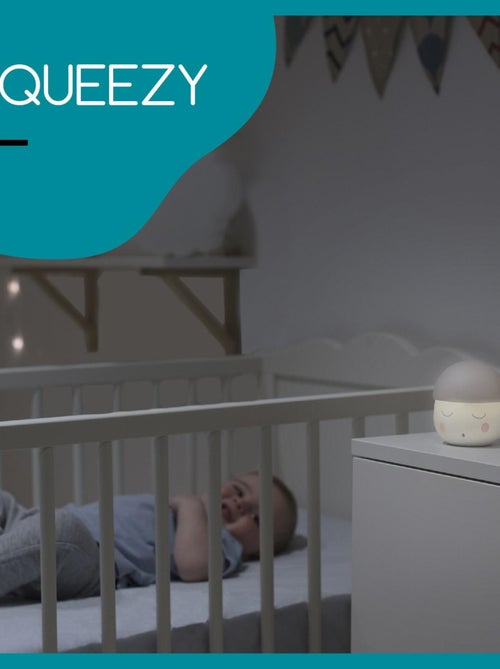 Luz nocturna para bebés Squeezy - 200 horas de autonomía - Recarga por USB o adaptador 'Babymoov' - Kiabi