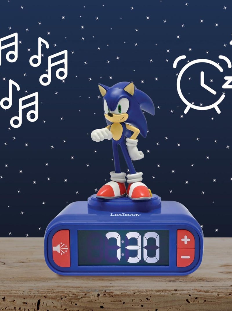 Luz nocturna s?nica Reloj despertador con sonidos Azul - Kiabi
