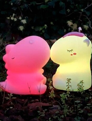 Luz nocturna táctil con mando a distancia, dino | Little L