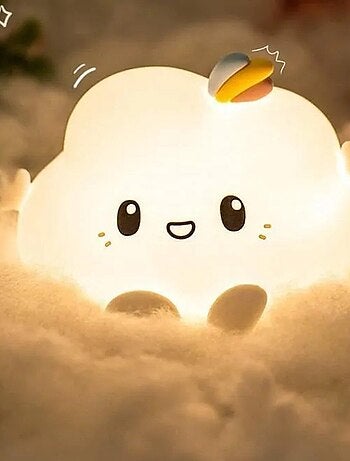 Luz nocturna táctil con mando a distancia, nube | Little L