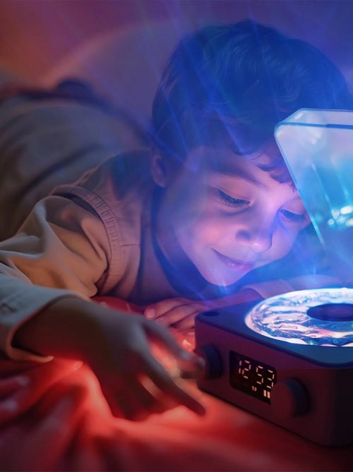 Luz nocturna tocadiscos sensorial magic wave | Little L - Kiabi
