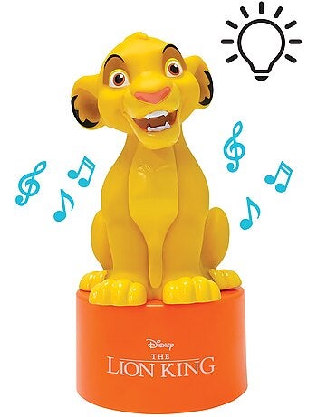 Luz quitamiedos con altavoz El Rey León