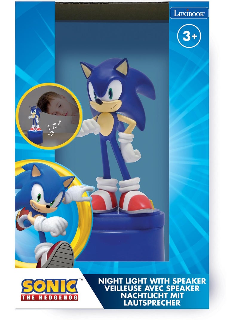 Luz quitamiedos con altavoz Sonic Azul - Kiabi