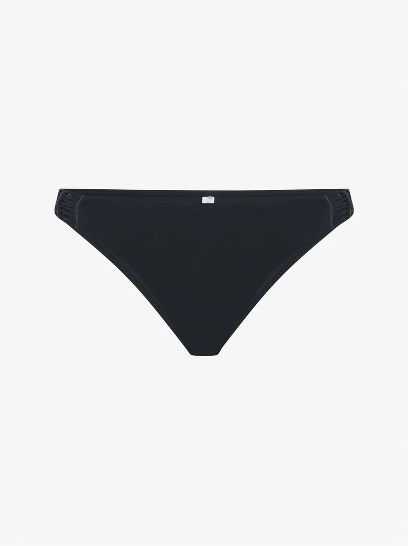 Macrame braga de bikini de tiro bajo penti Negro - Kiabi