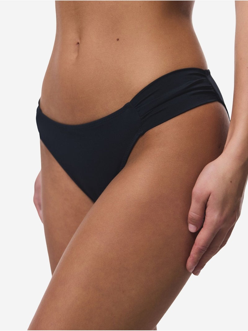 Macrame braguita de bikini de tiro bajo penti Negro - Kiabi