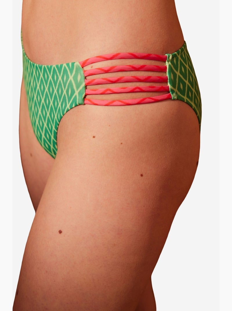 Madera chic braga de bikini penti Verde/Rosa - Kiabi