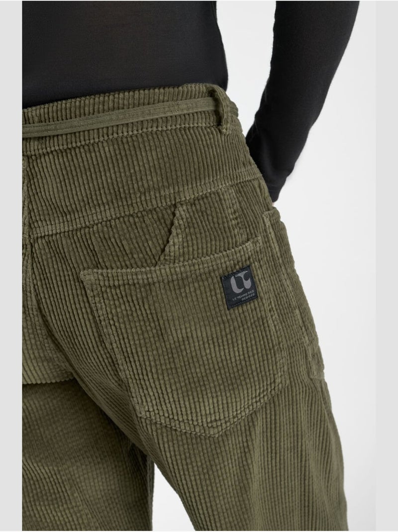 Madie pantalones anchos y sueltos Caqui - Kiabi