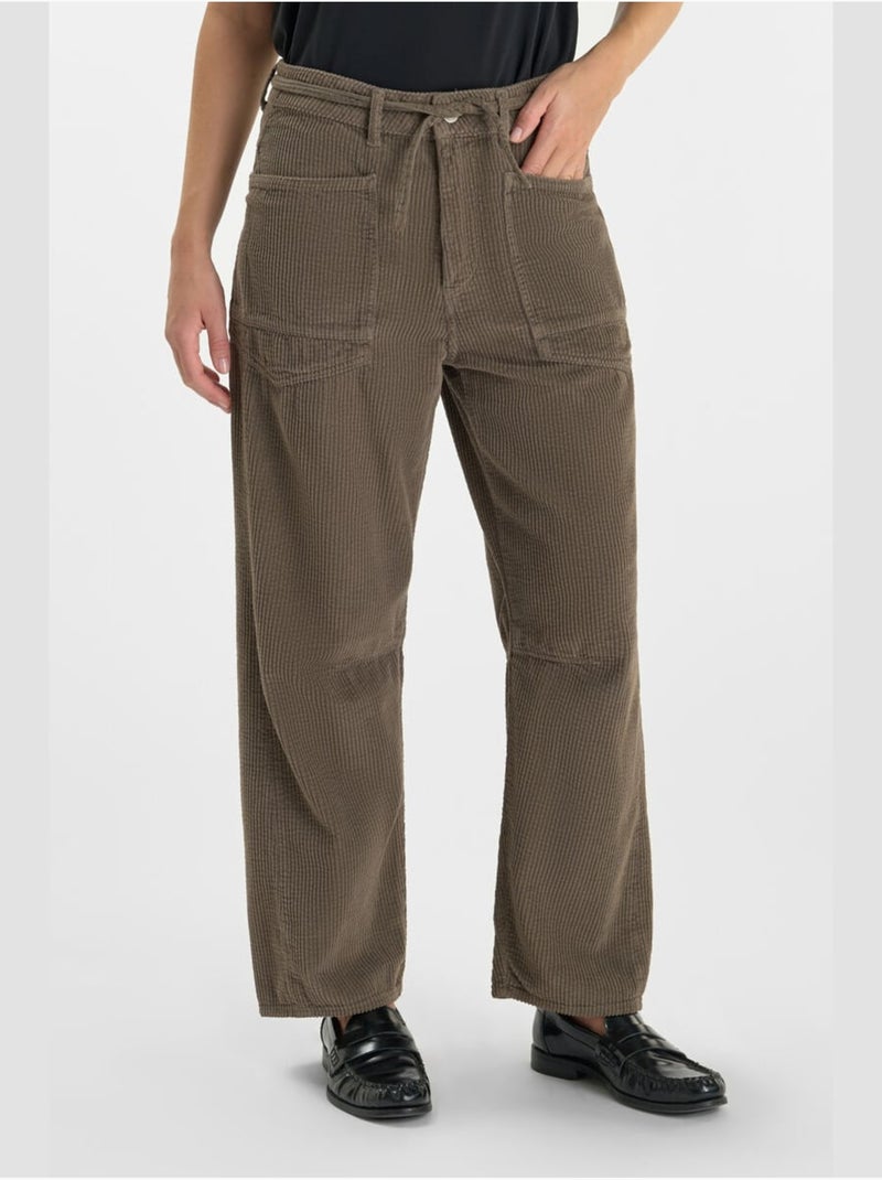 MADIE pantalones anchos y sueltos Marrón - Kiabi
