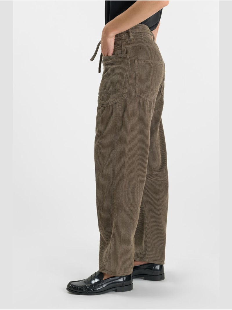 MADIE pantalones anchos y sueltos Marrón - Kiabi