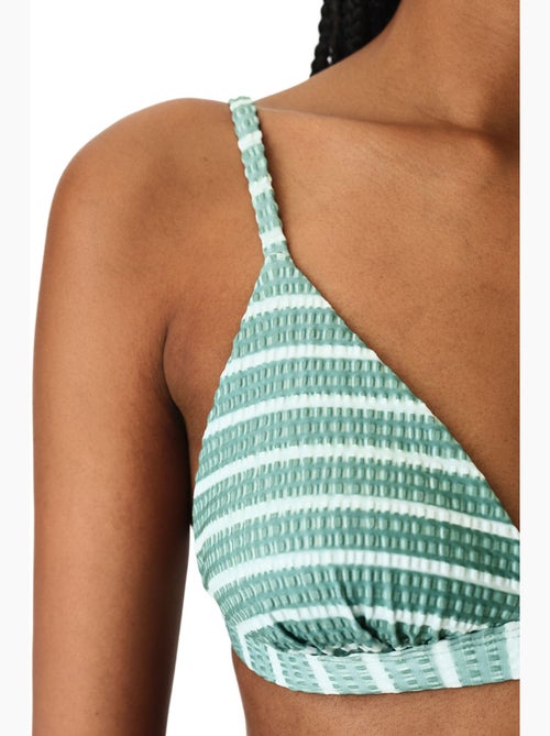 Maela top de bikini triangular fit a rayas texturizado penti - Kiabi