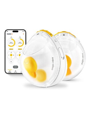 Magic InBra™ - Sacaleches eléctrico doble portátil, manos libres - Ultraligero y silencioso,