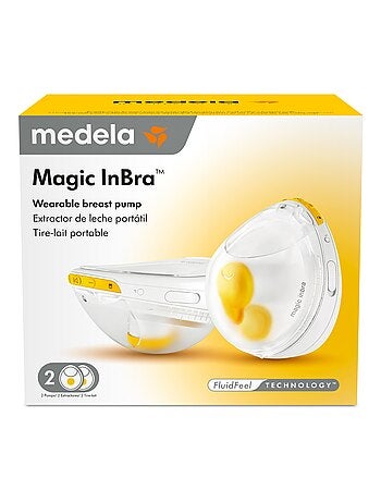 Magic InBra™ - Sacaleches eléctrico doble portátil, manos libres - Ultraligero y silencioso,