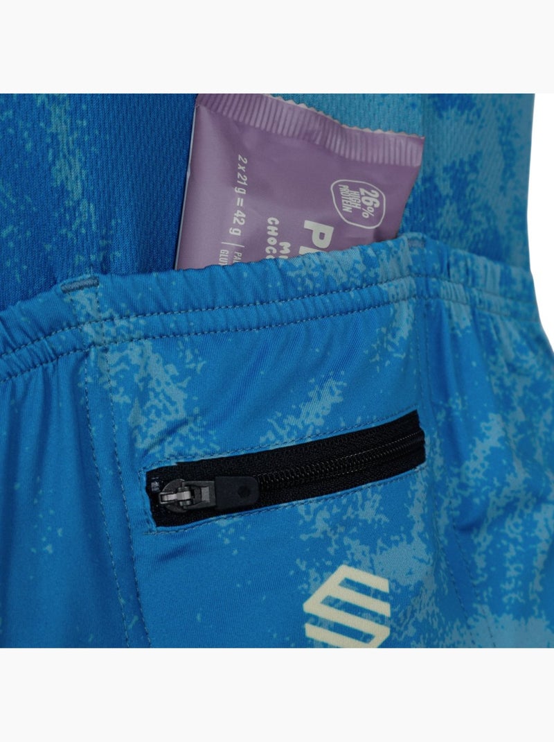 Maillot biodegradable hombre ciclismo hombre bio nrc Azul - Kiabi