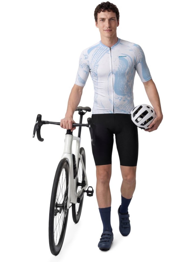 Maillot biodegradable hombre ciclismo hombre bio nrc Blanco - Kiabi